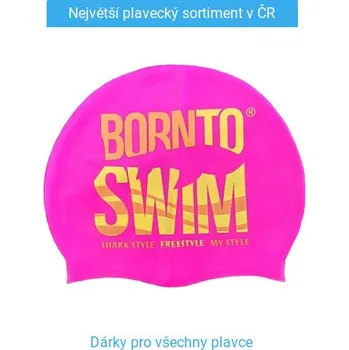 Plavecká čepice BornToSwim Silicone Cap Junior Světle růžová