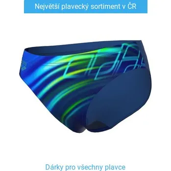 Chlapecké plavky Arena Boys Shading Swim Brief Neon Blue 164cm