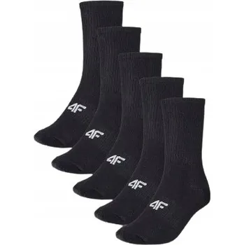 Pánské ponožky Ponožky 4F ponožky bavlněné vysoké sportovní 5 balení 35-37