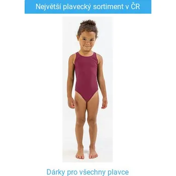 Dívčí plavky Finis Youth Bladeback Solid Cabernet 22