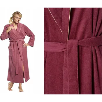 Podprsenka Župan Velký BAVLNA na zavazování 7XL Bordó