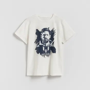 Chlapecké oblečení Reserved - Messi tričko - bílá - 629IL-00X - 629IL-00X-U13