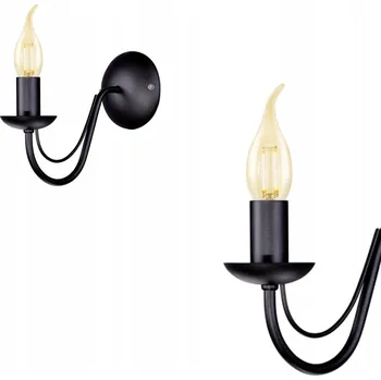 Nástěnné svítidlo Nástěnné svítidlo Kaja černé E14 60 W