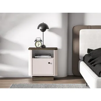 Noční stolek Noční stolek ARLENA - dub / kašmír