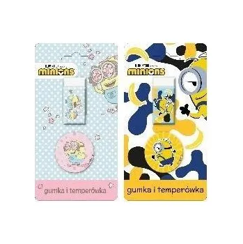 Ořezávátko Sada guma + ořezávátko Mimoni