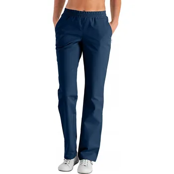 DÁMSKÉ KALHOTY PRO LÉKAŘKY A SESTRY CLINIC DRESS ZDRAVOTNICKÉ TMAVĚ MODRÉ 4XL