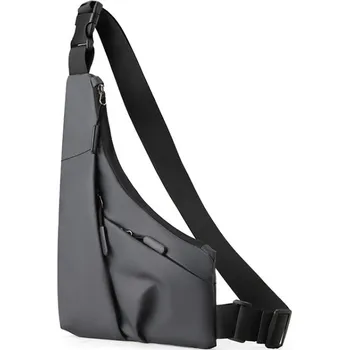 Outdoorové zavazadlo RDS ledvinka přes rameno Crossbody Šedá šedá