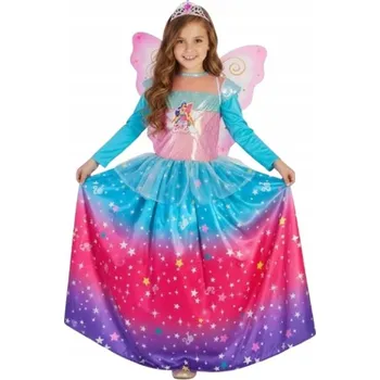 Karnevalový kostým KOSTÝM BARBIE VÍLA KŘÍDLA ČELENKA LICENCE 104