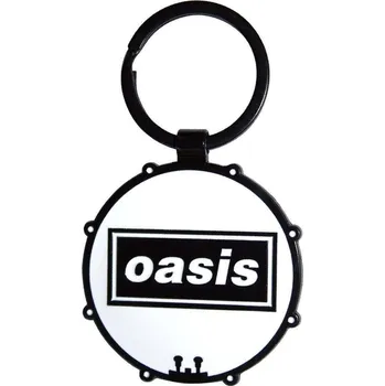 Oasis Decca Logo Drum Klíčenka