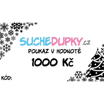Dárková krabička Dárkový poukaz v el. podobě, 1000 Kč