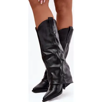 Dámské kozačky Kozačky na podpatku model 221525 Step in style 38