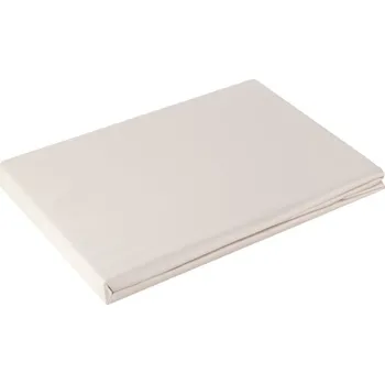 Hladké prostěradlo z bavlněného saténu bez gumy