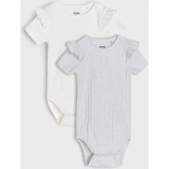 Dětská móda Sinsay - Sada 2 body - bílá - ZF654-00X - ZF654-00X-62