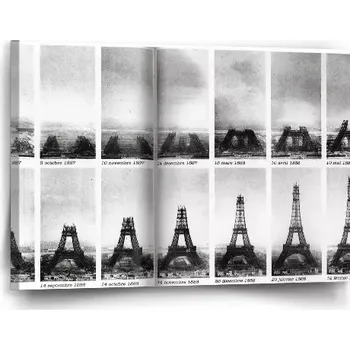 Obraz Sablio Obraz Eiffelova věž stavba - 60x40 cm