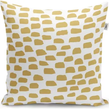 Polštář Sablio Polštář Zlaté tahy štětcem - 40x40 cm