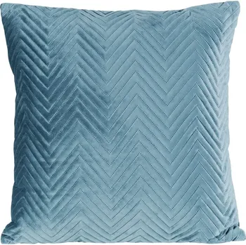 PREMIUM povlak na polštář SOFIA z měkkého a matného sametu prošívaný do vzoru rybí kosti