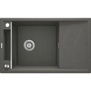 Granitový dřez Aplomo Magnetic 82 granitový dřez s odkapávačem, antracit metalic, ZRM_T113