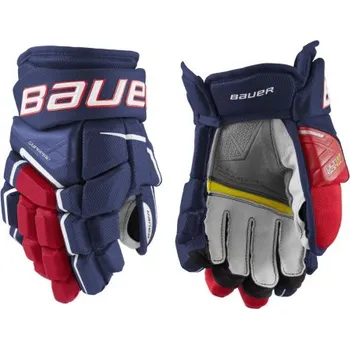 Hokejové rukavice Bauer Rukavice Bauer Supreme Ultrasonic JR, Barva NAV, Velikost 11 910781