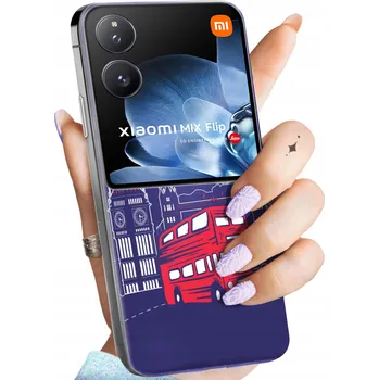 Pouzdro na mobilní telefon Zadní Kryt Hello Case pro Xiaomi Mix Flip fialový