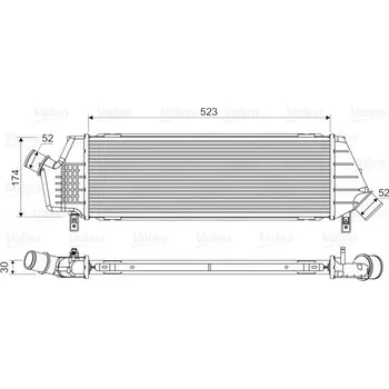 Chladič motoru Chladič turba VALEO 818354