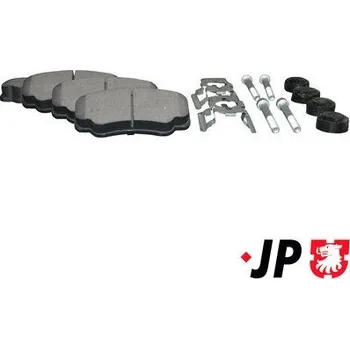 Brzdová destička Sada brzdových destiček, kotoučová brzda JP GROUP 4163700610