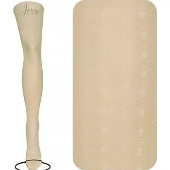 Dámské spodní prádlo Vzorované Punčocháče Calzamia HELLO 40den bílé FLO01T/Z velikost 3