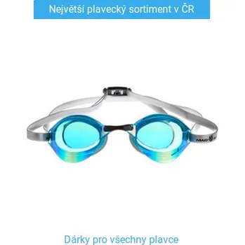 Plavecké brýle Plavecké brýle Mad Wave Turbo Racer II Rainbow Tyrkysová