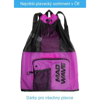 Sportovní vak Plavecký vak Mad Wave Vent Dry Bag Růžová