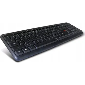 Klávesnice Klávesnice C-TECH KB-102 USB slim black, CZ/SK (PC) (KB-102-U-BL)