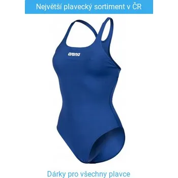 Dámské plavky Arena Solid Swim Pro blue UK38, D42