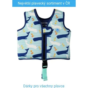 Plovací vesta Dětská plovací vesta Splash About Go Splash Moby Anchor s bezpečnostním páskem L