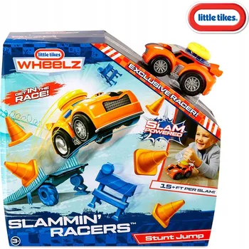 autíčko Slammin' Racers Kaskadérská sada + autíčko závodní auto