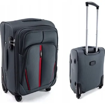 MALÝ KUFR CESTOVNÍ TAŠKA NA 4 KOLEČKÁCH CODURA TMAVĚ MODRÁ RGL