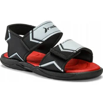 Chlapecké sandály Dětské sandály RIDER Comfort Baby černo-bílé, velikost 23 EU