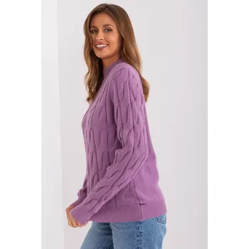 Dámský svetr Jumper AT SW 2235.00P fialový jedna velikost