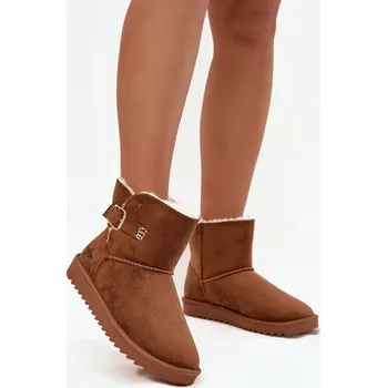 Dívčí sněhule Dámské sněhule Wrangler se sponou – camel Velikost: 39