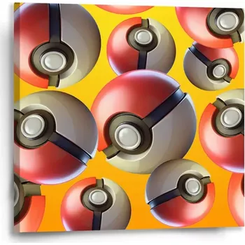 Obraz Sablio Obraz Pokemon ball Pattern - 50x50 cm