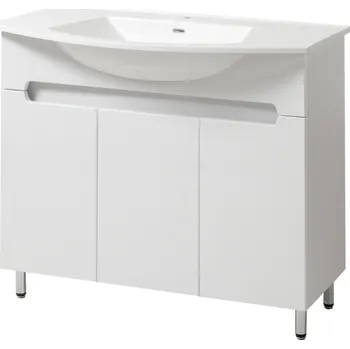 Koupelnový nábytek Lavedo Estel 95 koupelnová skříňka s umyvadlem z litého mramoru, ESTEL-95-T-11-ESTEL