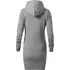 Dámské šaty Malfini Snap 419 tmavě šedý melír, S