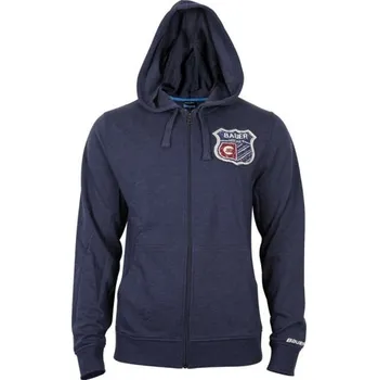 Pánská mikina Bauer Mikina Bauer Shield FZ SR, Barva NAV, Velikost S 650823