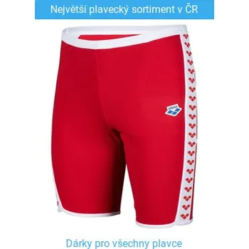 Pánské plavky Pánské plavky Arena Icons Swim Jammer Solid Red/White L - UK36; D36