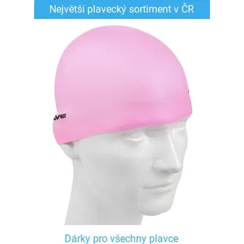 Vodní sport Mad Wave Pastel Swim Cap Růžová