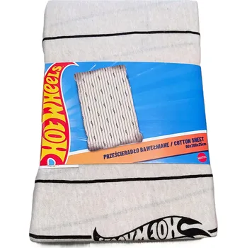 Prostěradlo Bavlna Prostěradlo Carbotex 90 x 200 cm Hot Wheels
