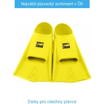 Ploutve Plavecké silikonové ploutve BornToSwim Yellow L