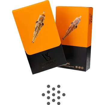 Tetovací jehla CARTRIDGE V-SELECT 9RS | 0,35 mm | LT | Krabička 20 kusů | Jehla na tetování