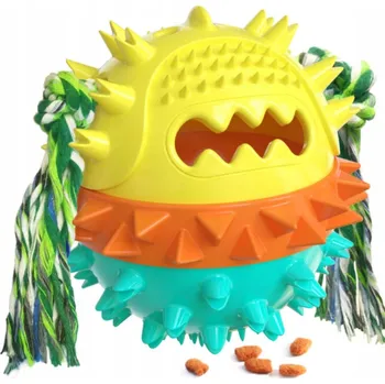 Hračka pro psa Barevná chuť míček na pamlsky pro psy certifikovaná s prémiovým atestem