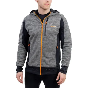 Pánská mikina Mikina Graff 223-P-BL-8 šedá vel. L