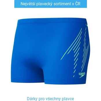 Pánské plavky Speedo Hyperboom PLMT Aquashort Blue/Green XXL - UK40
