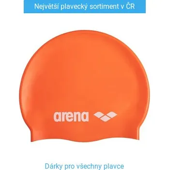 Plavecká čepice Arena Classic Silicone 2 Oranžová