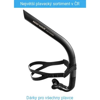 Šnorchl Mad Wave Speed Snorkel Černá